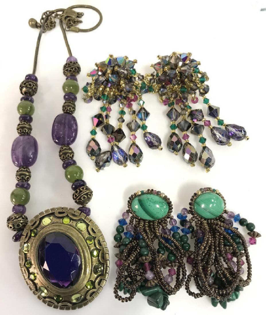 Lot 3 Beaded Women's Costume Jewelry (1 of 8)