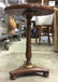 Vintage Wood Inlaid Round Pedestal Table - 3