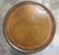 Vintage Wood Inlaid Round Pedestal Table - 5