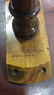 Vintage Wood Inlaid Round Pedestal Table - 7