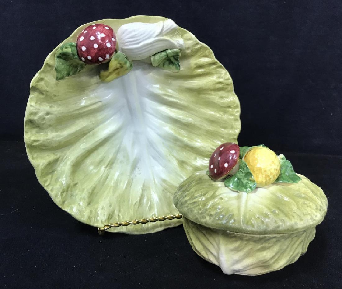 2 pcs. WALTER HATCHES Handmade Italian Ceramics (1 of 8)