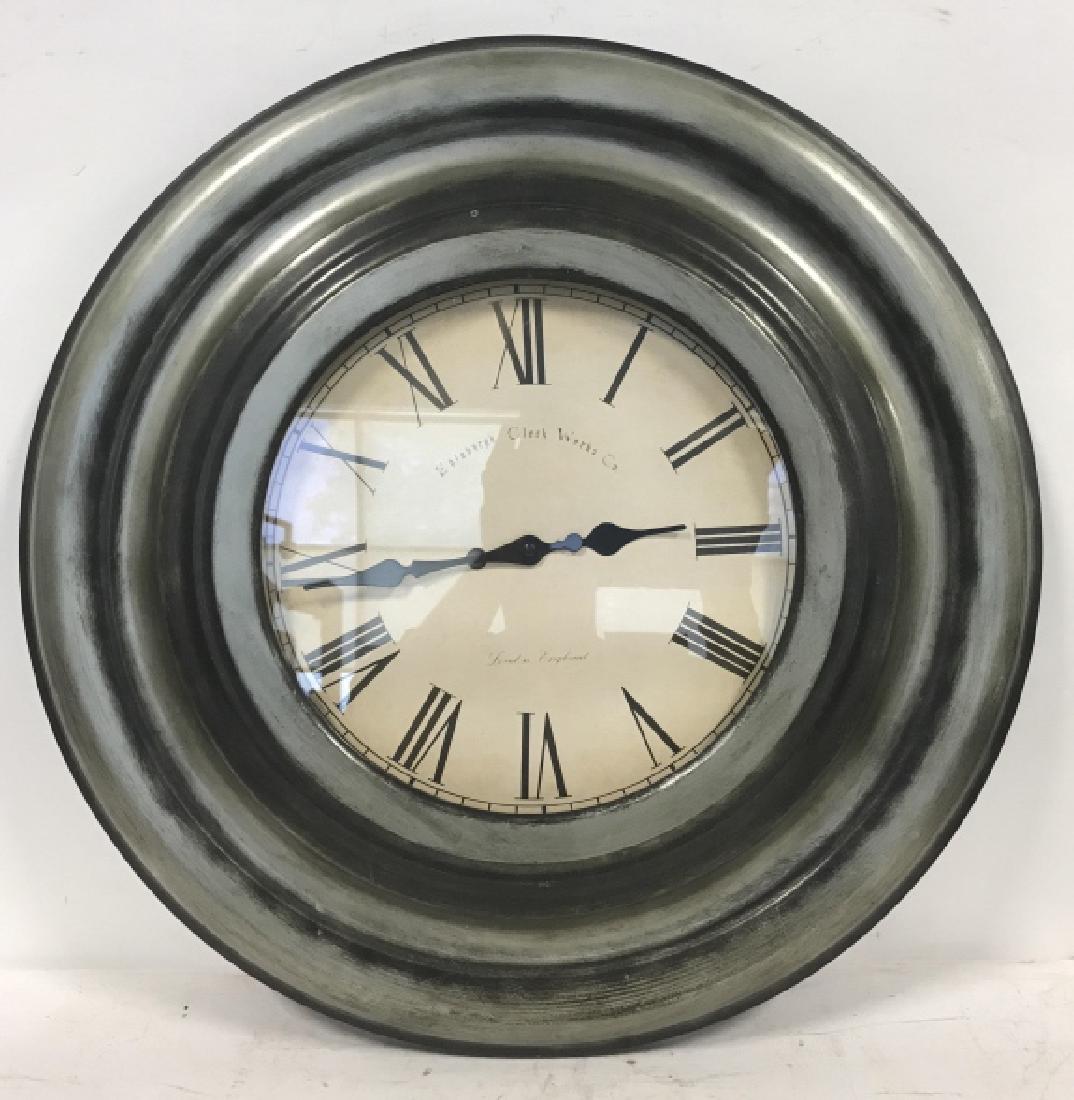 EDINBURGH CLOCK WORKS CO Metal Frame Clock
