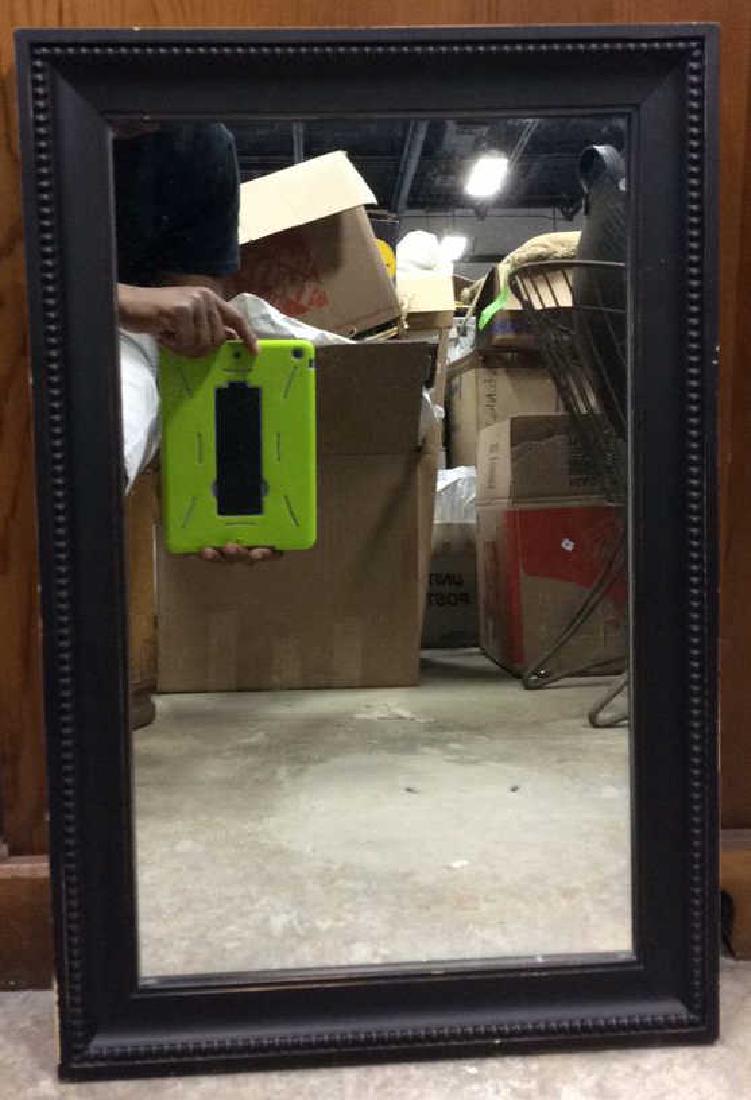 Black Toned Wooden Framed Mirror (1 of 8)