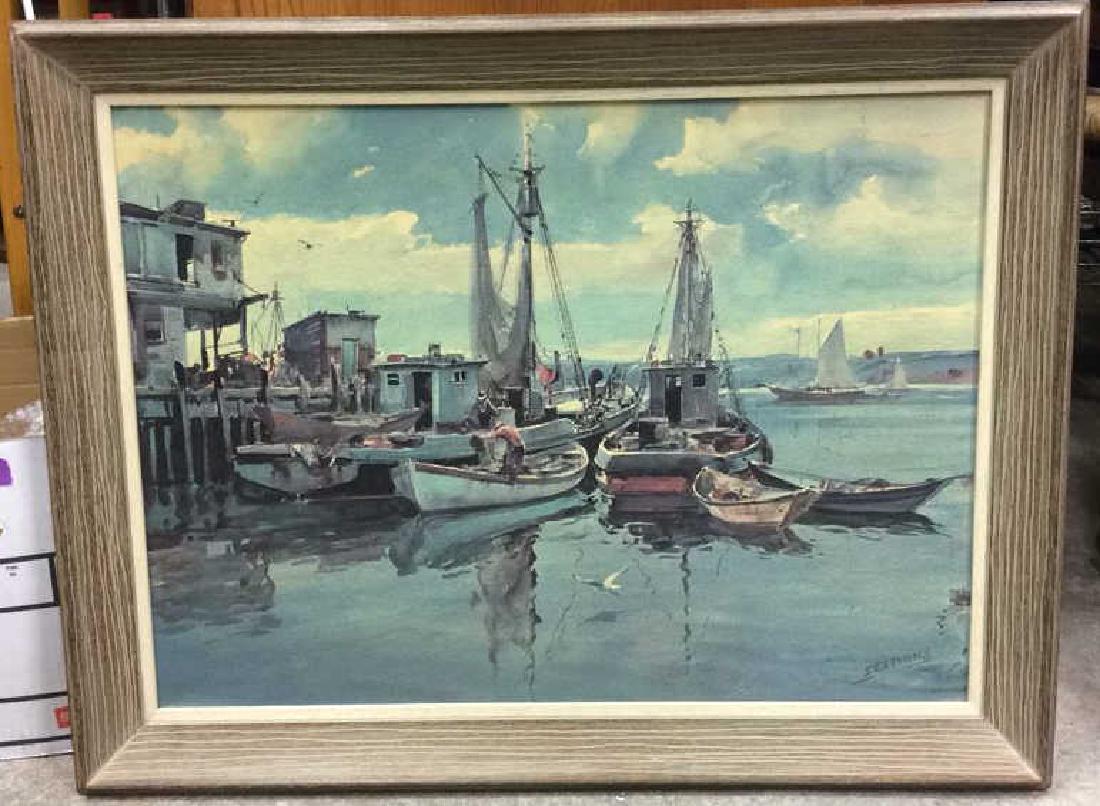 SESSIONS Harbor Print on Canvas (1 of 8)