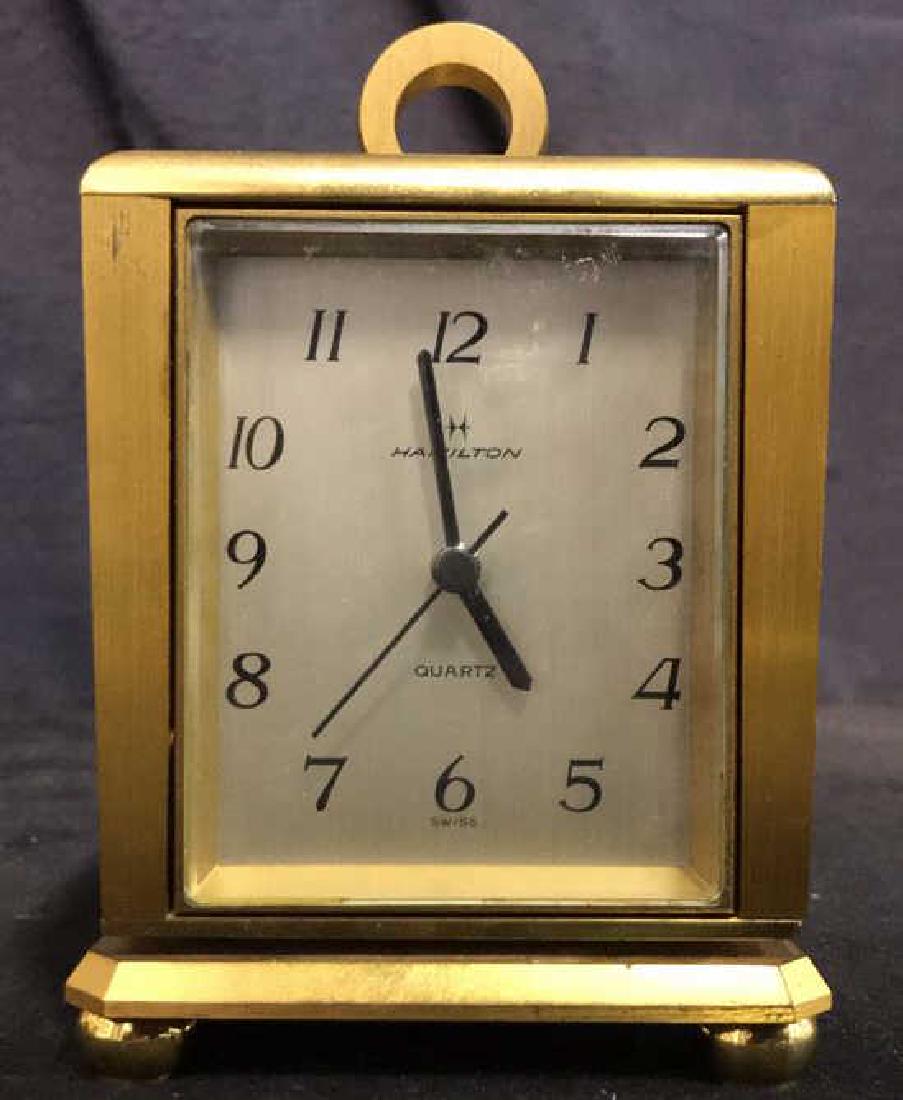 HAMILTON QUARTZ Spinning 4 Face Clock & More (1 of 8)