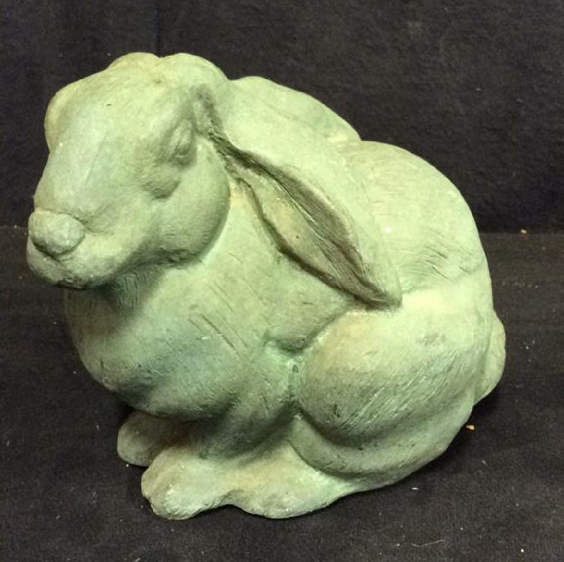 Clay Garden Bunny Rabbit Figurine (1 of 8)