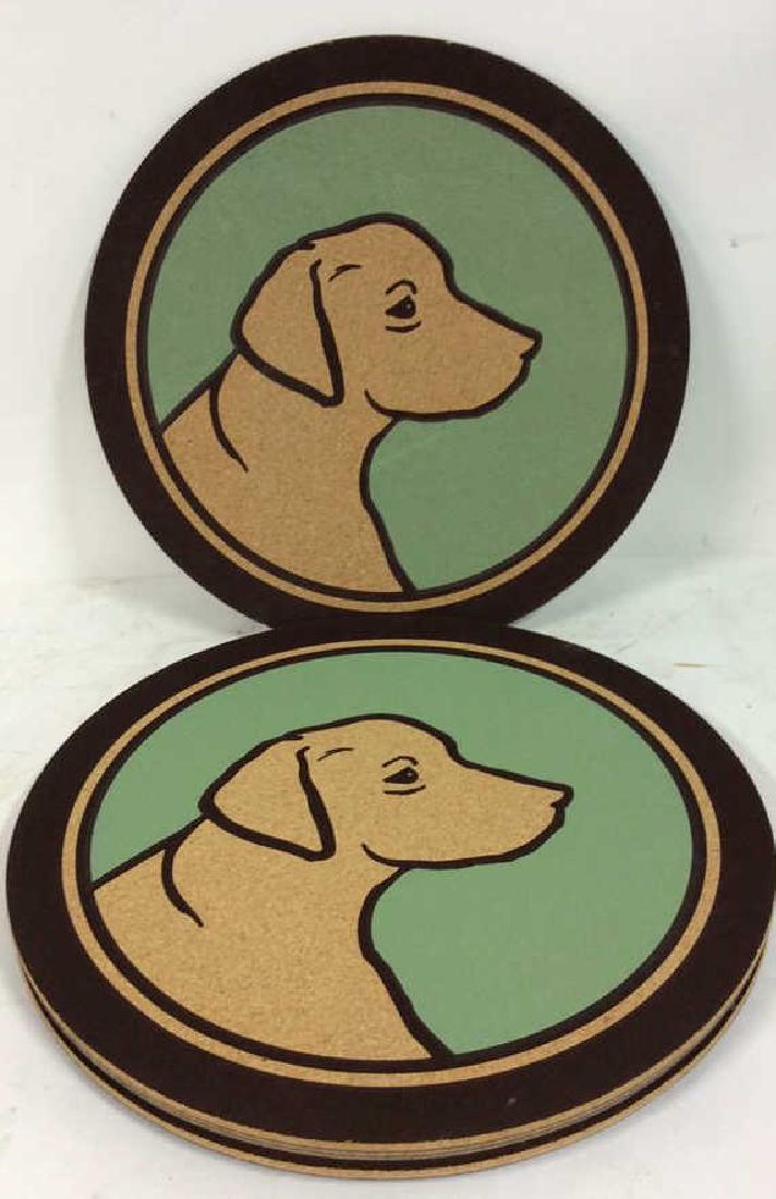 Set6 Cork Board Dog Portrait Placemats (1 of 8)