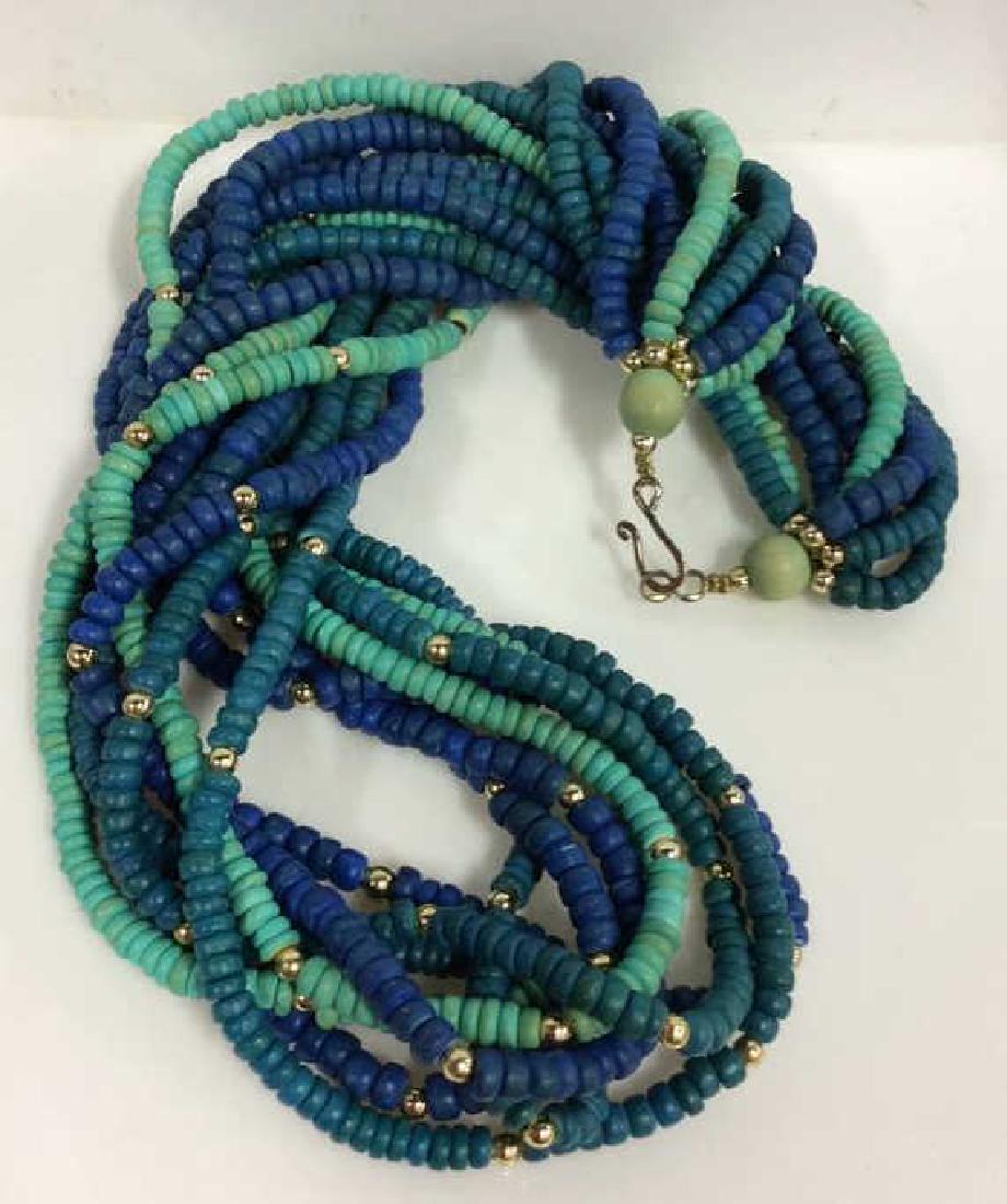 Vintage Women's Multilayered Beaded Necklace (1 of 6)