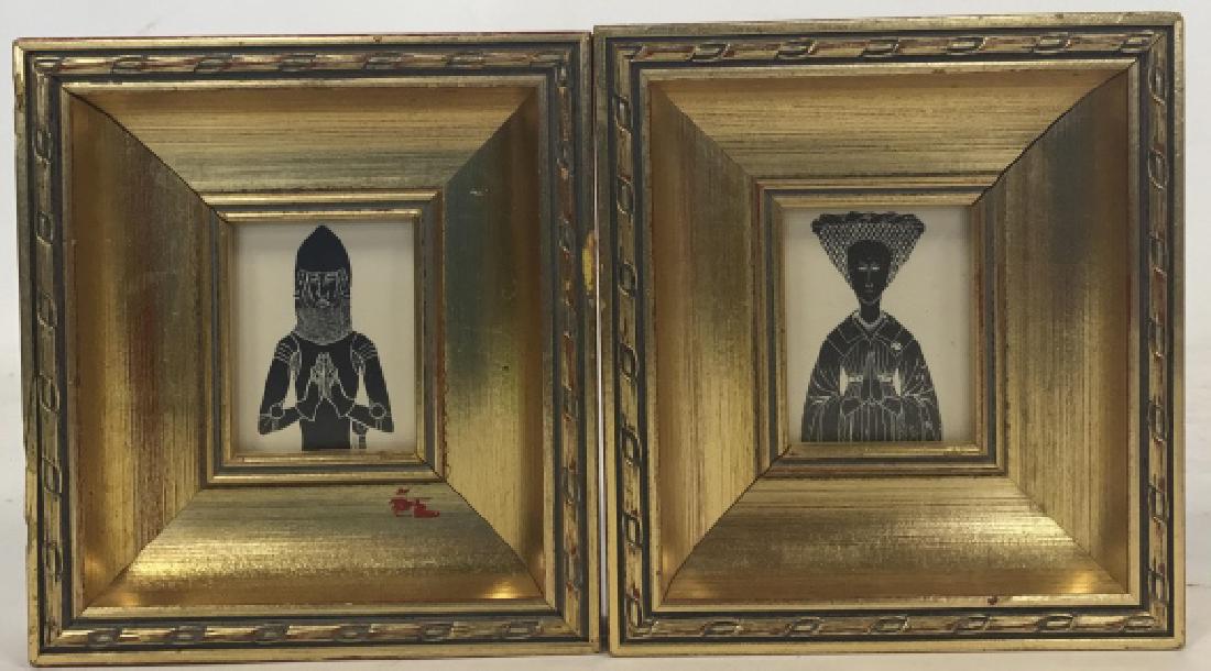 Lot 2 Framed Figural Print Artworks (1 of 8)
