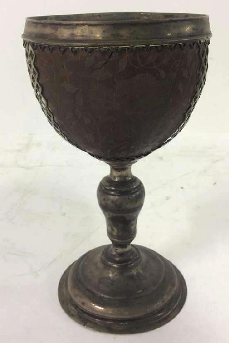 Silver & CopperToned Vintage Goblet (1 of 8)