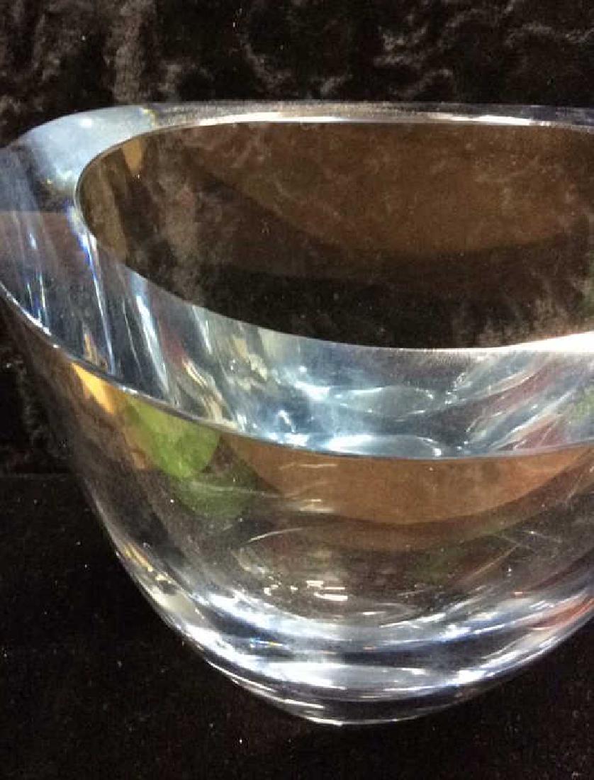 Wide Mouth Crystal Glass Vase Vessel (1 of 7)