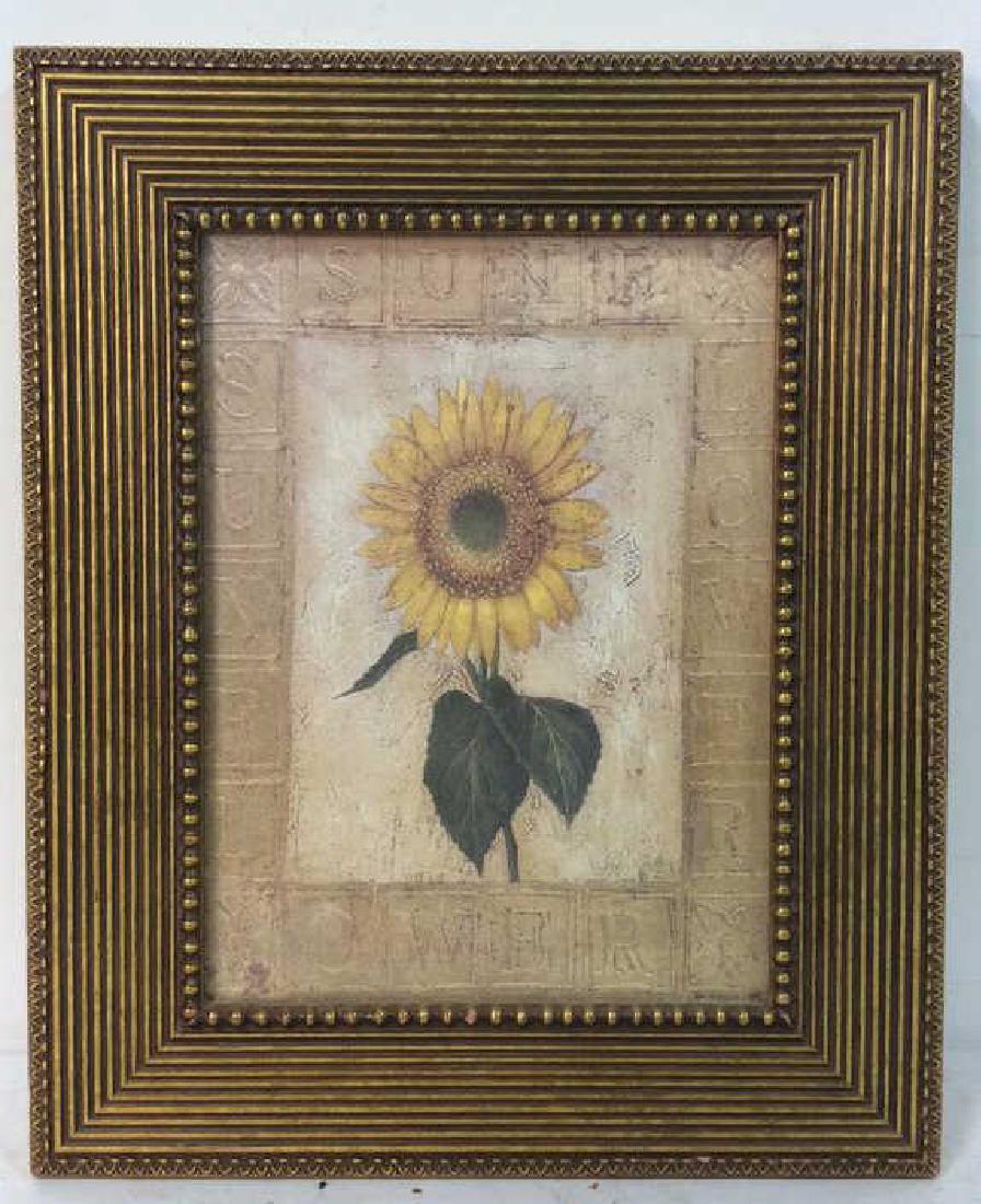 Sun Flower Framed Print Artwork (1 of 8)