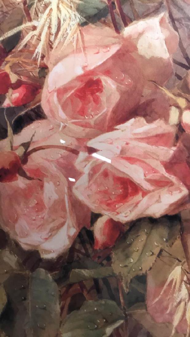 TERESA HELL Multi Toned Framed Floral Print (1 of 8)