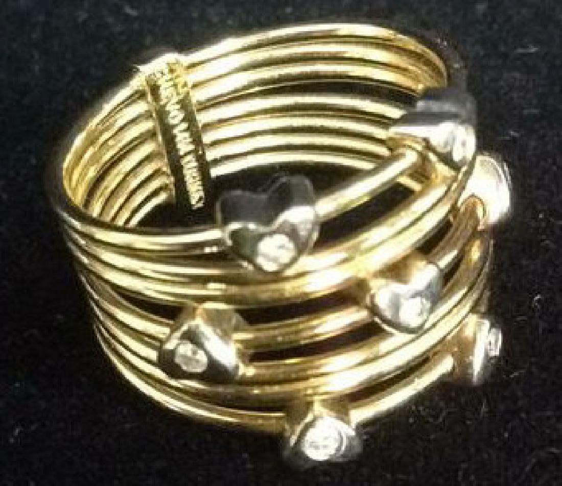 CHEVO 14k Diamond Heart Ring Jewelry (1 of 7)