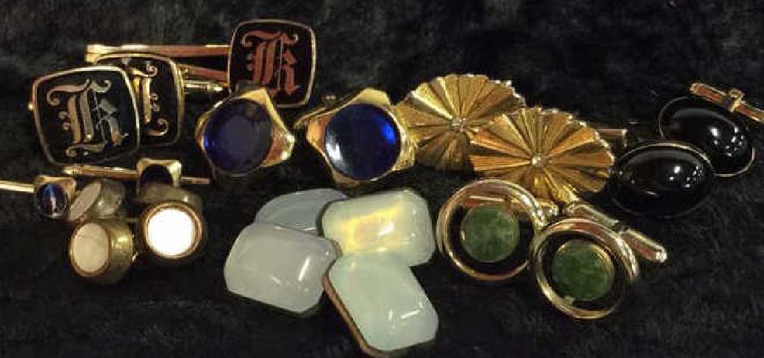 Mixed Lot Assorted Cufflinks and Men’s Accessories (1 of 8)