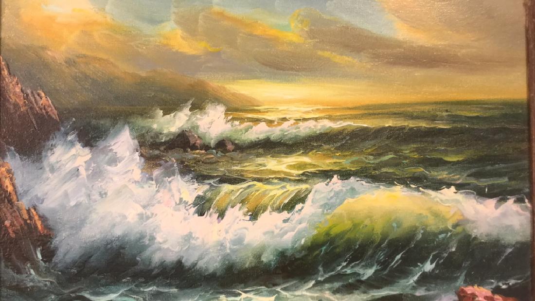 R CRISTI  Original Oil Seascape Painting (1 of 11)