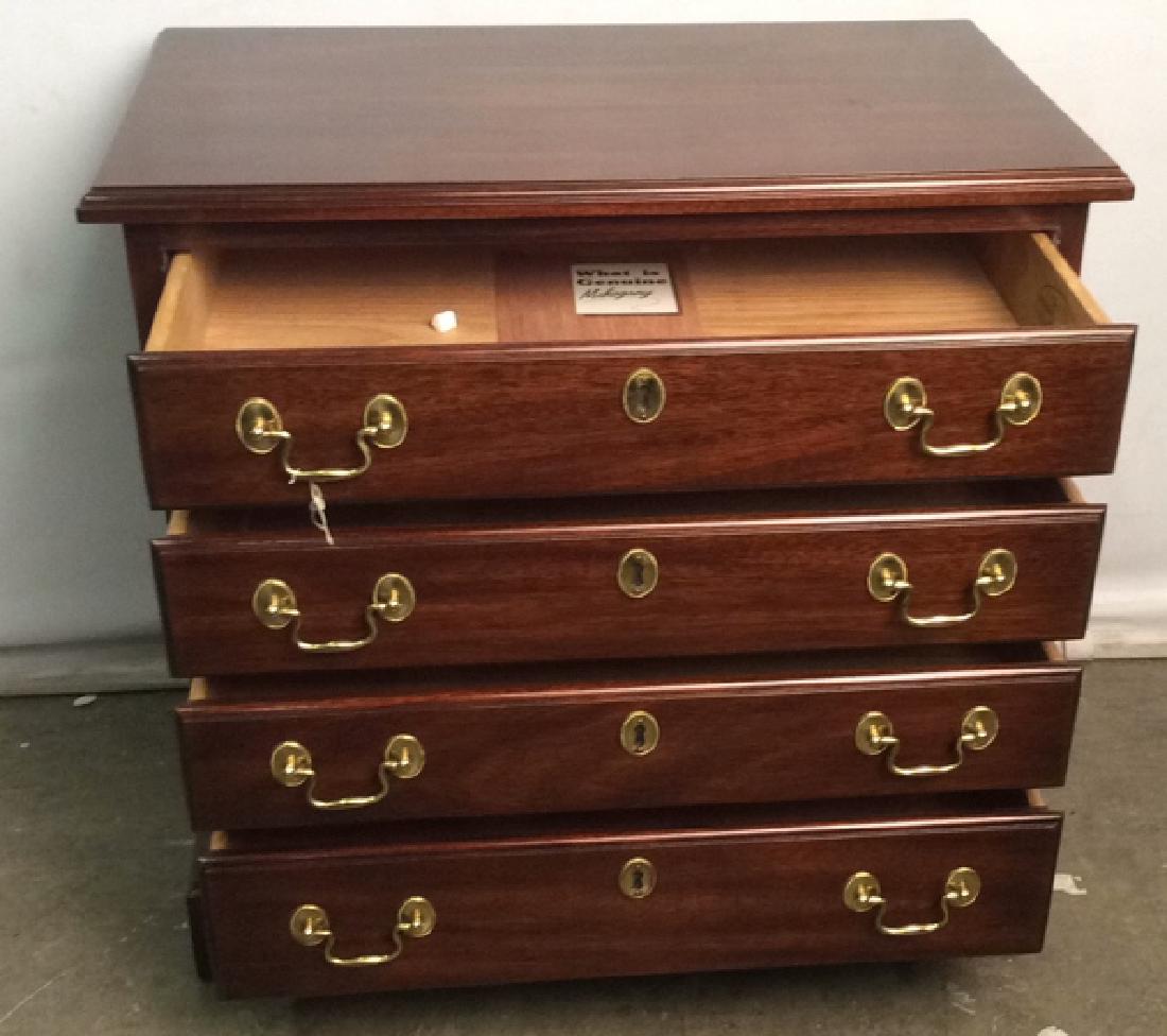 VIRGINIA GALLERIES 4 Drawer Mahogany Chest (1 of 10)