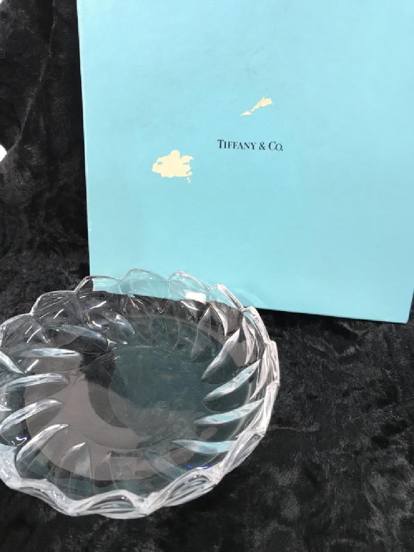 Pair TIFFANY&CO Art Glass Crystal Candy Dishes (1 of 6)