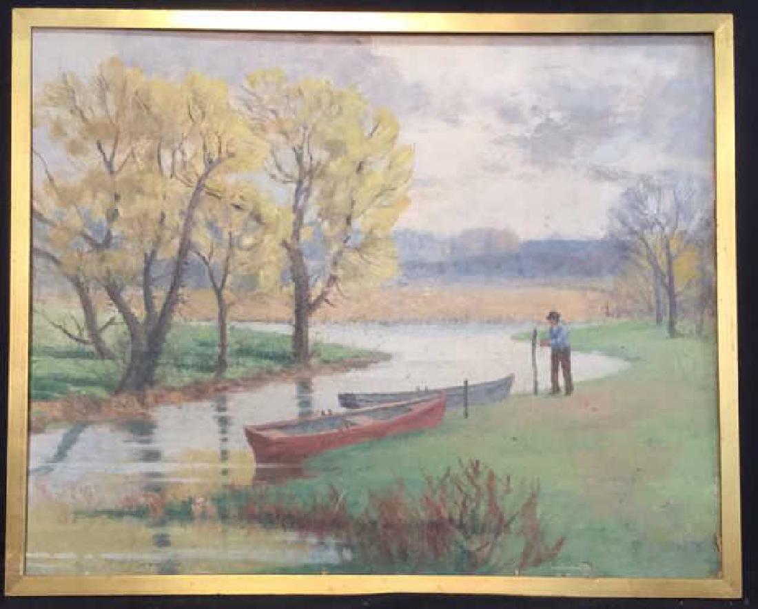 WILLIAM WORRAL, Oil on Canvas, 1938 (1 of 14)