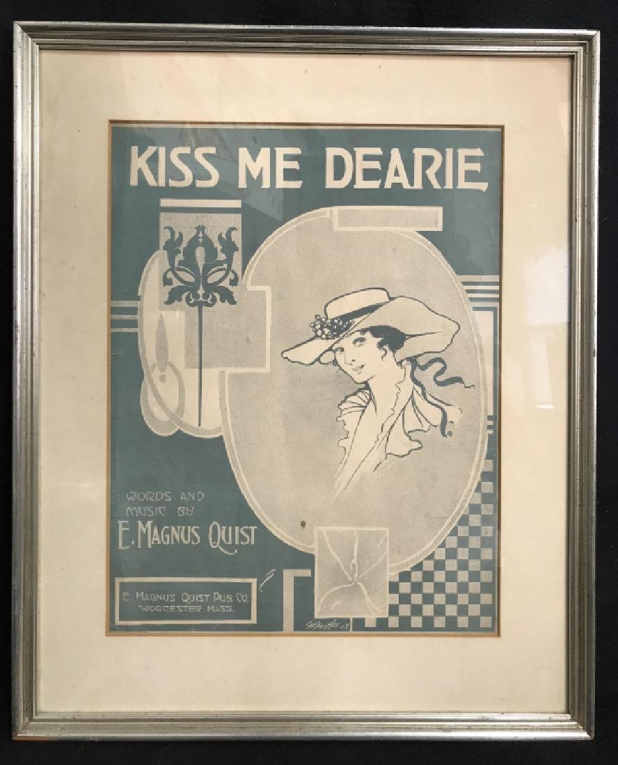 KISS ME DEARIE Framed Print (1 of 7)