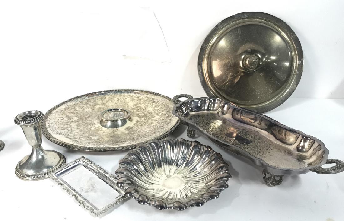 Lot 6 Assorted Silver Plate Tabletop Accessories (1 of 12)