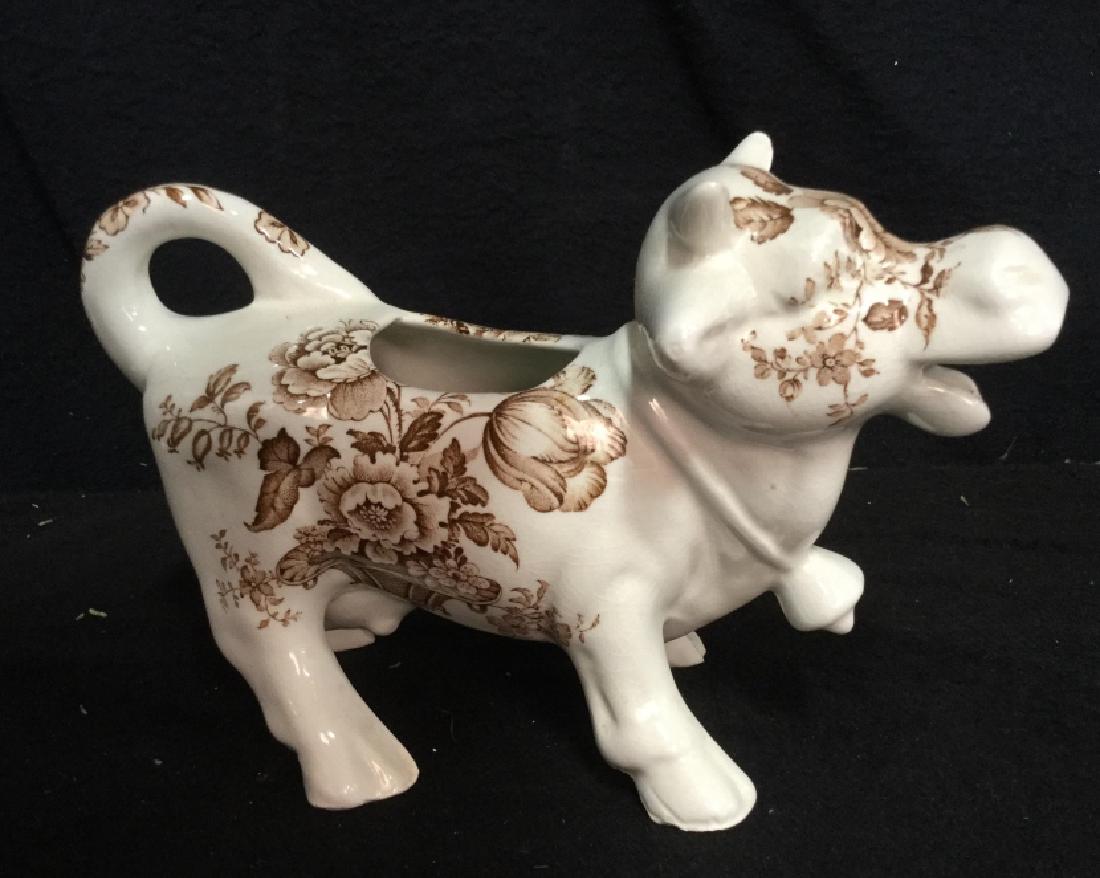Staffordshire Ceramic Cow Pitcher England (1 of 6)