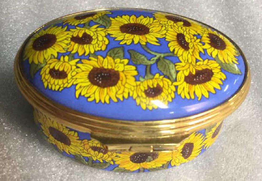 Halcyon Days England Enamel Pill Box (1 of 7)