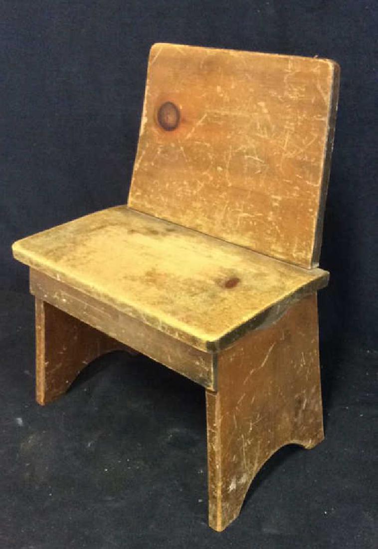 Antique Carved Bench Chair (1 of 8)