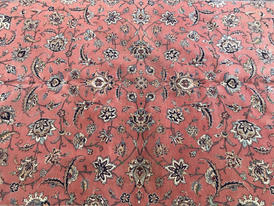 Vintage Floral & Vine Detailed Handmade Wool Rug (1 of 10)