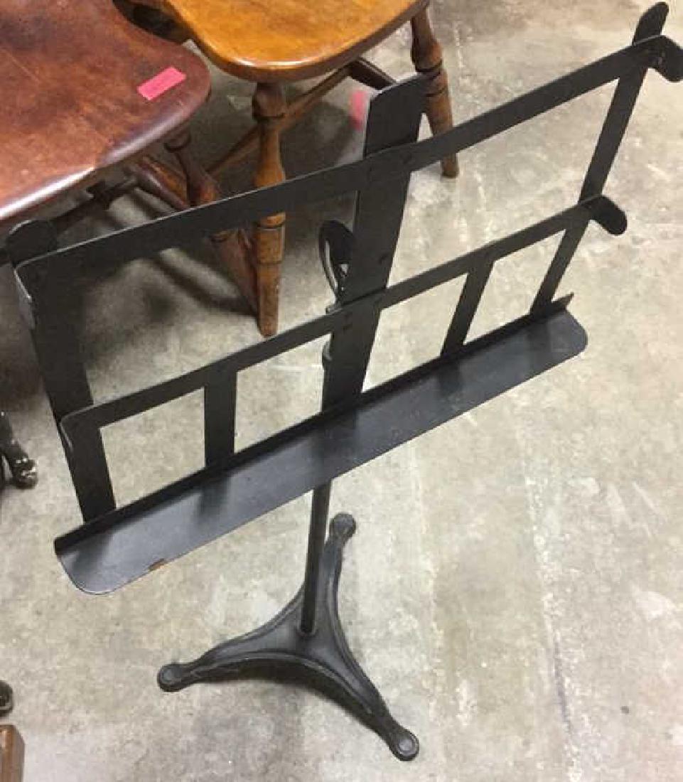 Black Toned Metal Adjustable  Music Stand (1 of 8)