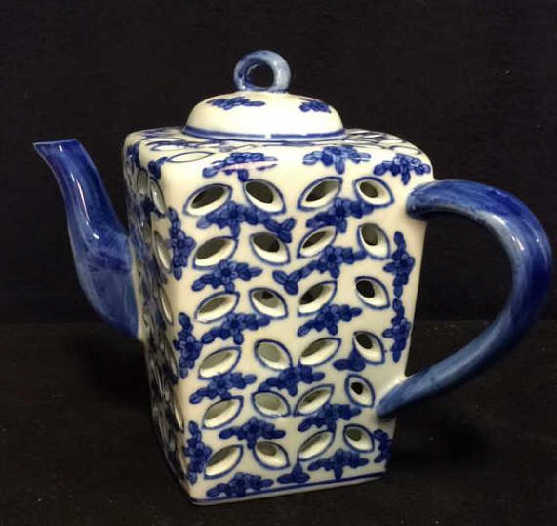 Teapot Figural Oriental Style Candleholder (1 of 8)