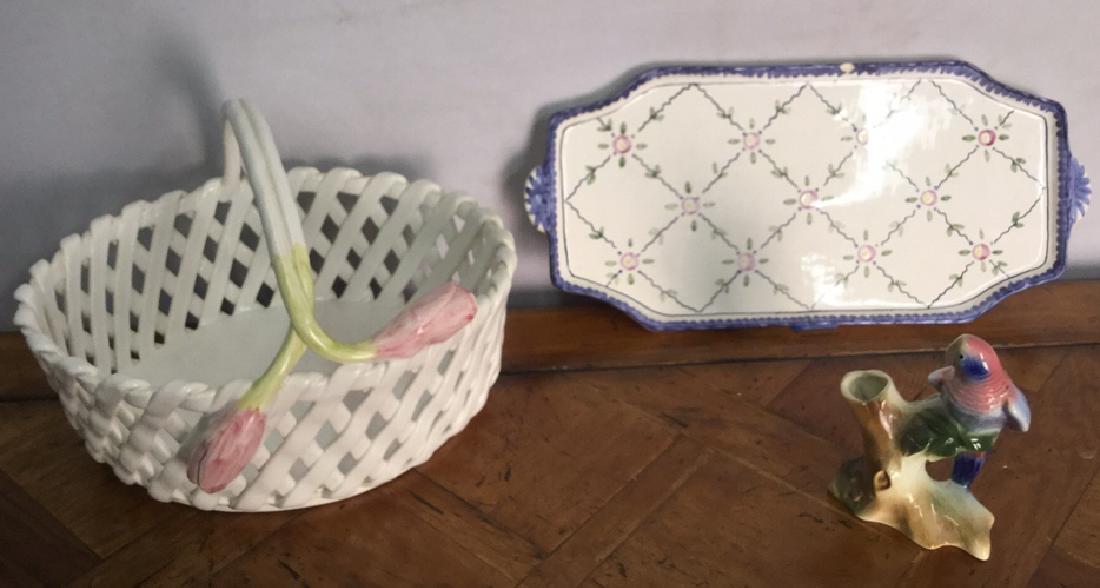 Lot 3 Ceramic Porcelain Tabletop Accessories (1 of 9)