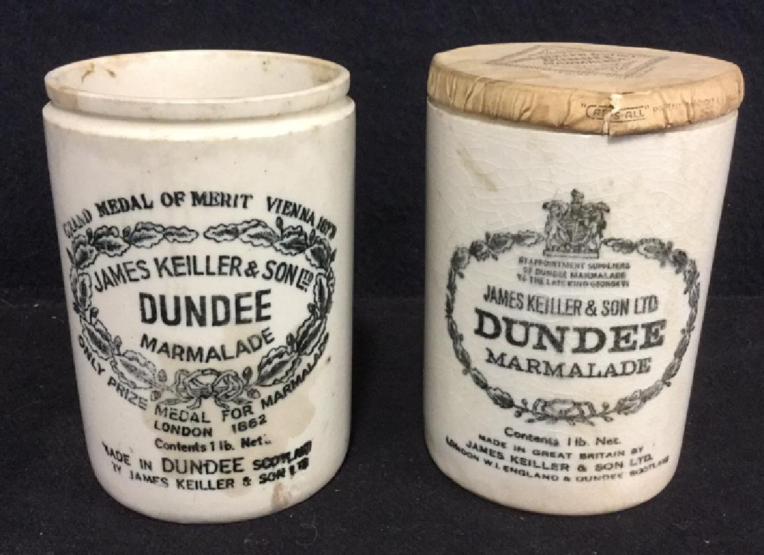 Vintage Poss Antique English Dundee Marmalade Jars (1 of 12)