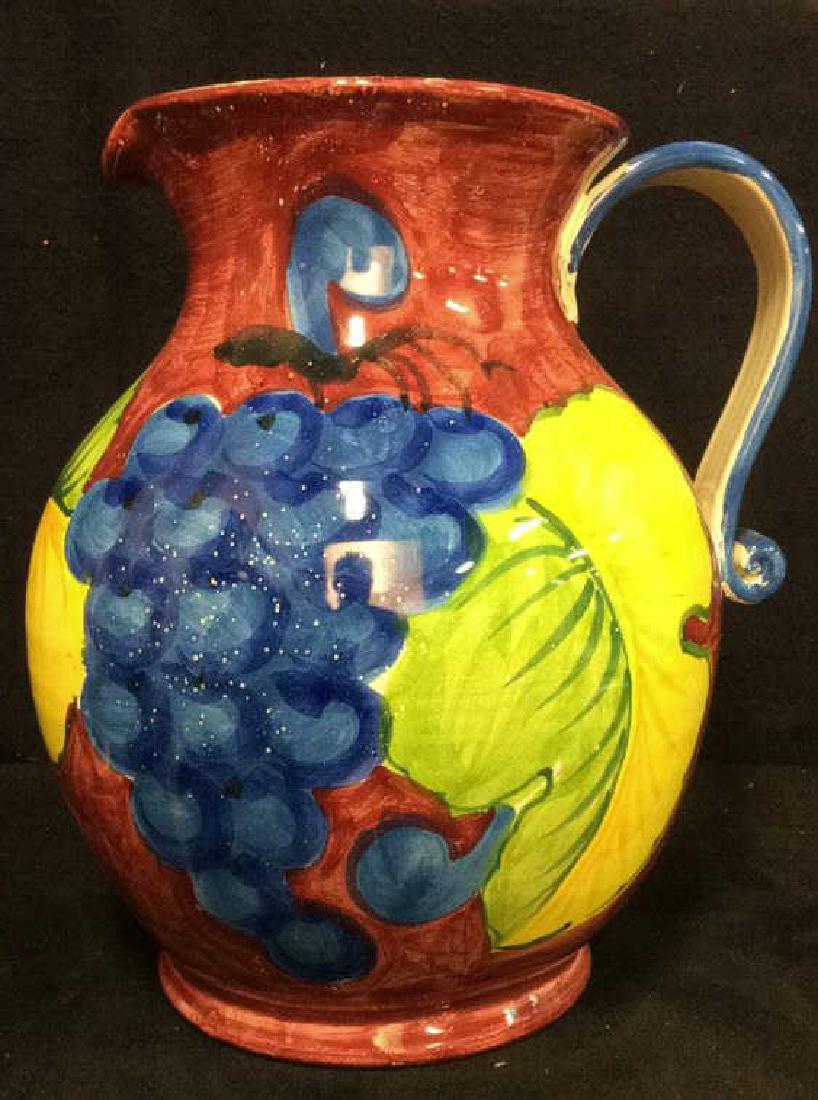 Hand Painted Ceramic Decorative Vase Pitcher (1 of 8)