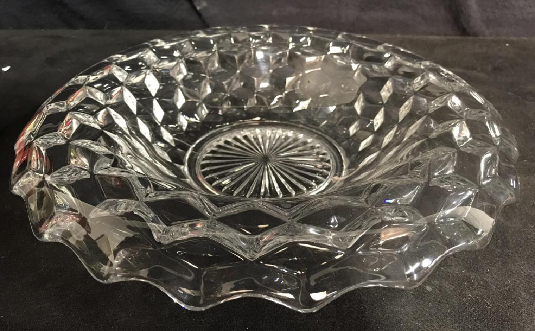 Furled Out Glass Crystal Bowl (1 of 8)
