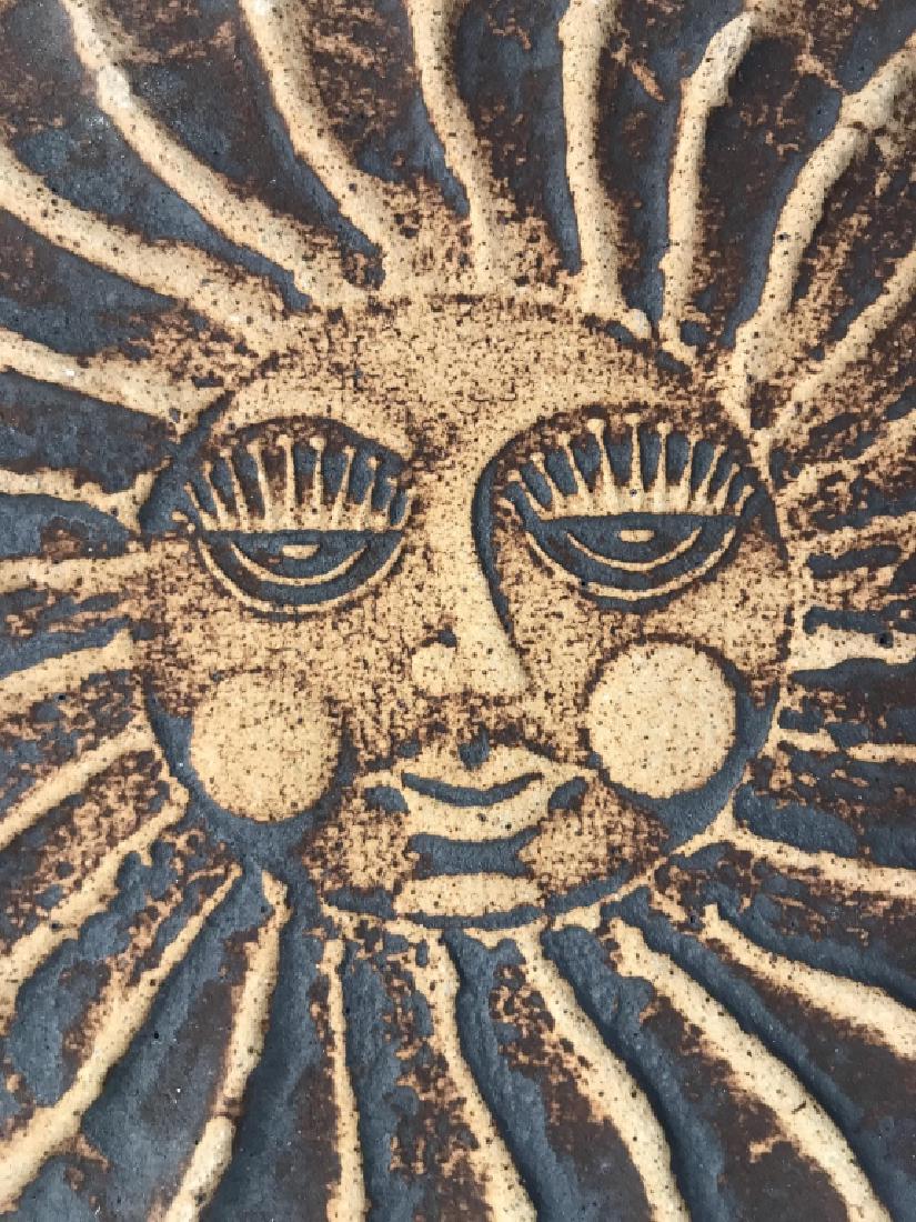 Lot 3 Sun Ceramic  Pottery Tiles (1 of 8)