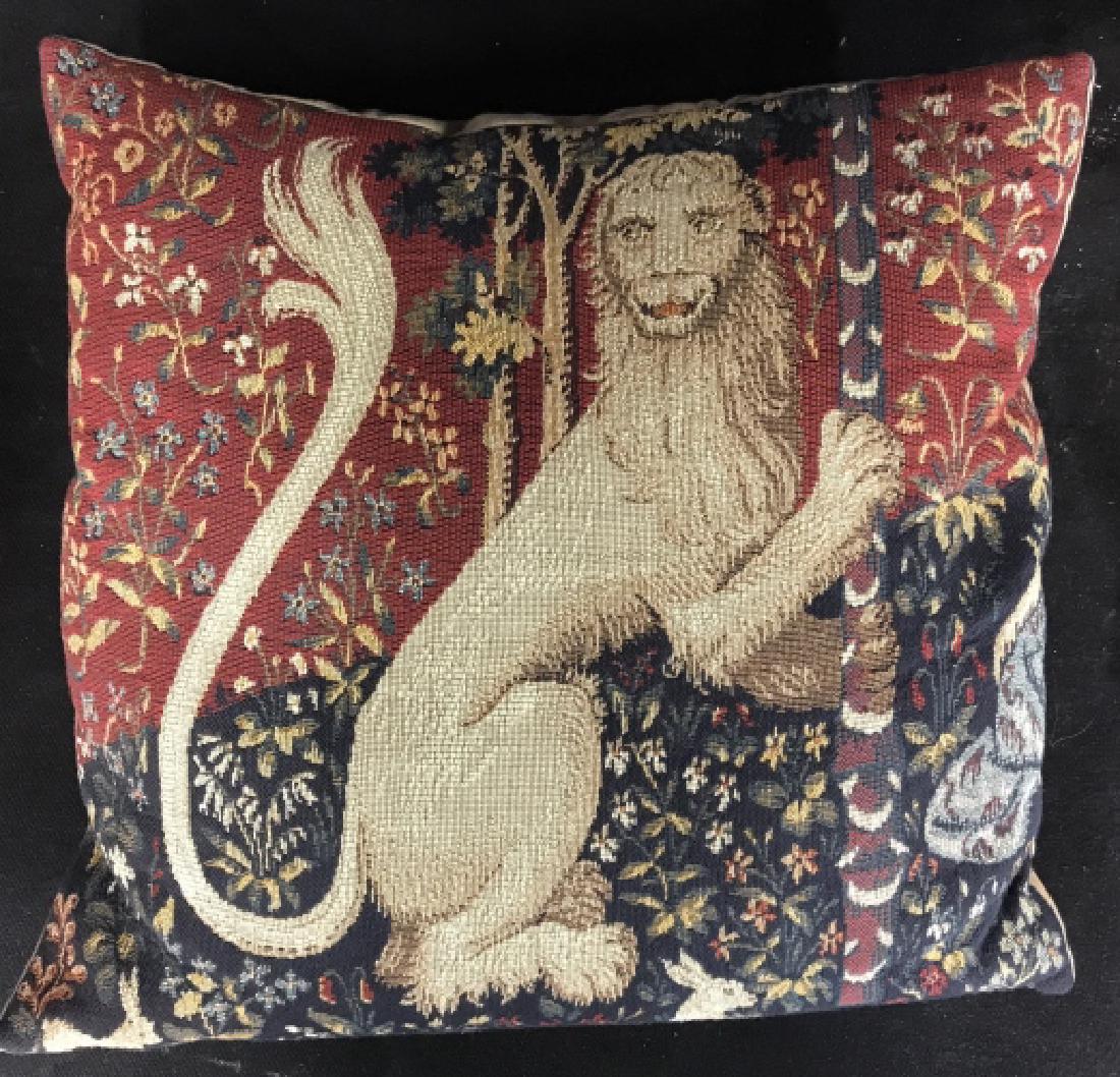 Lion Tapestry Decorative Throw Pillow (1 of 8)