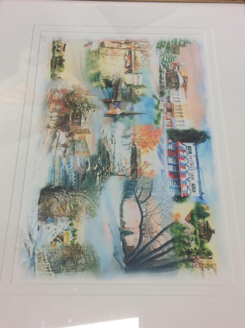 Signed Mary Ann, Ohio Scenery  Lithograph Framed (1 of 14)