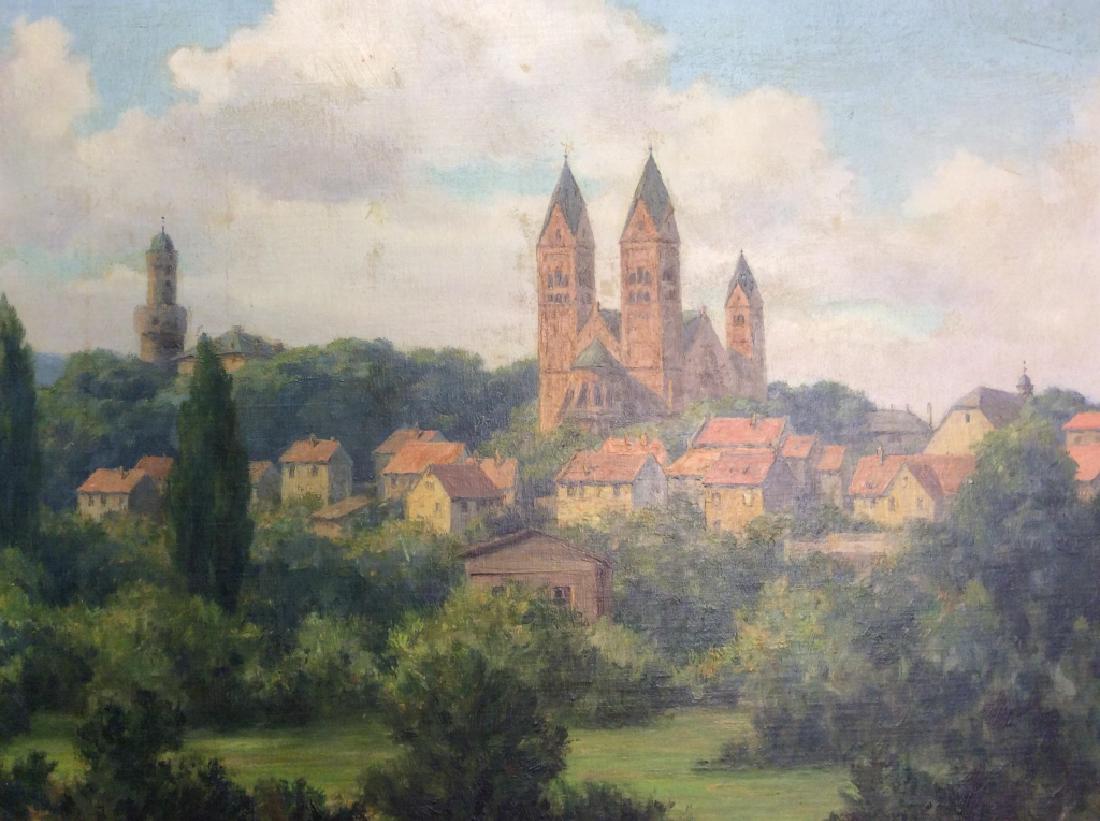 Bad Homburg 1945 Oil Painting by H.Hellbusch (1 of 17)