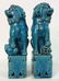 Vintage/Antique Pair Ceramic Foo Dogs - 3