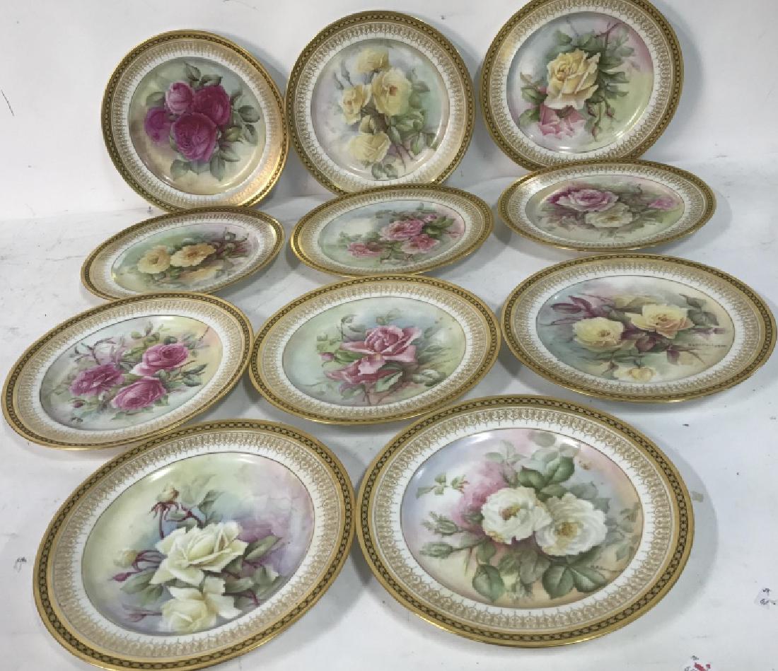 11 Antique Haviland France Painted Porcelain (1 of 14)
