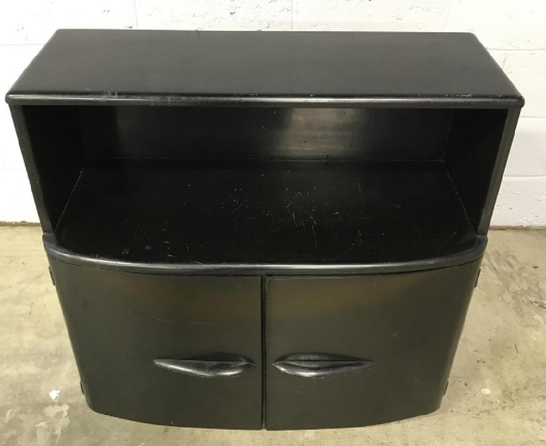 HEYWOOD WAKEFIELD Black Wood Cabinet (1 of 10)