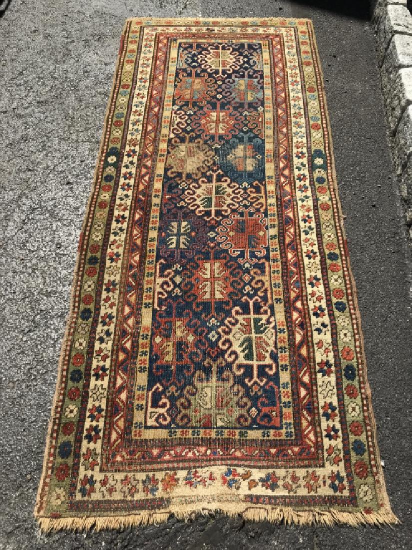 Handmade Vintage Multi Toned Floral Detailed Rug (1 of 8)