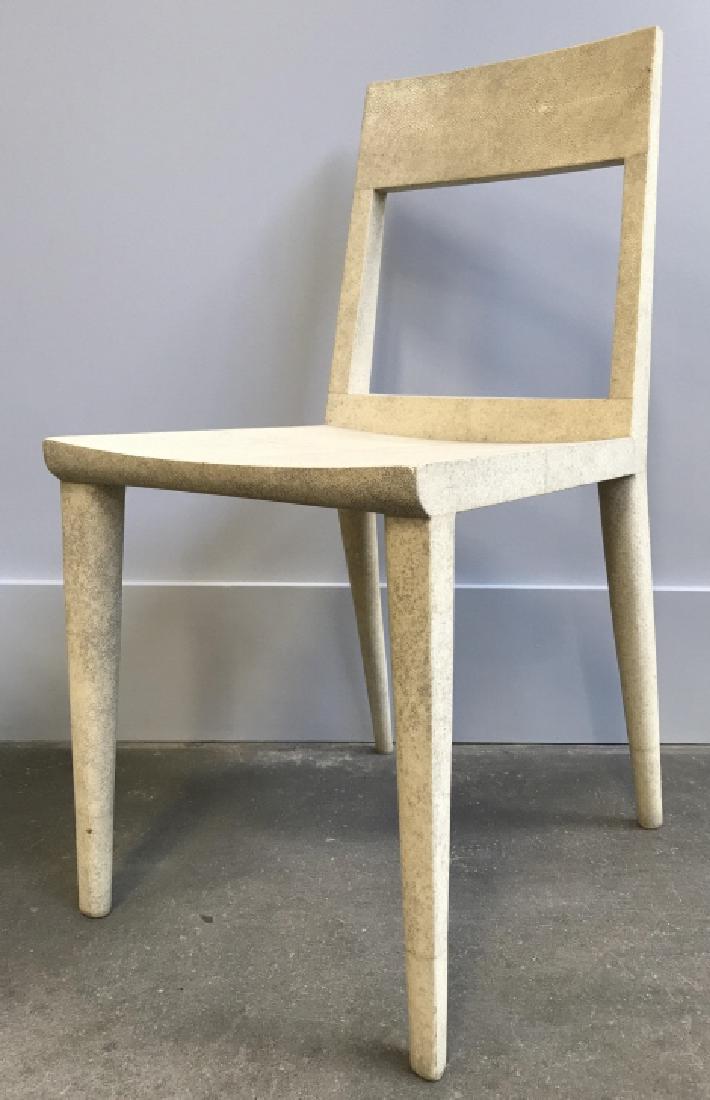 R&Y AUGOUSTI French Genuine Shagreen Open Chair (1 of 10)