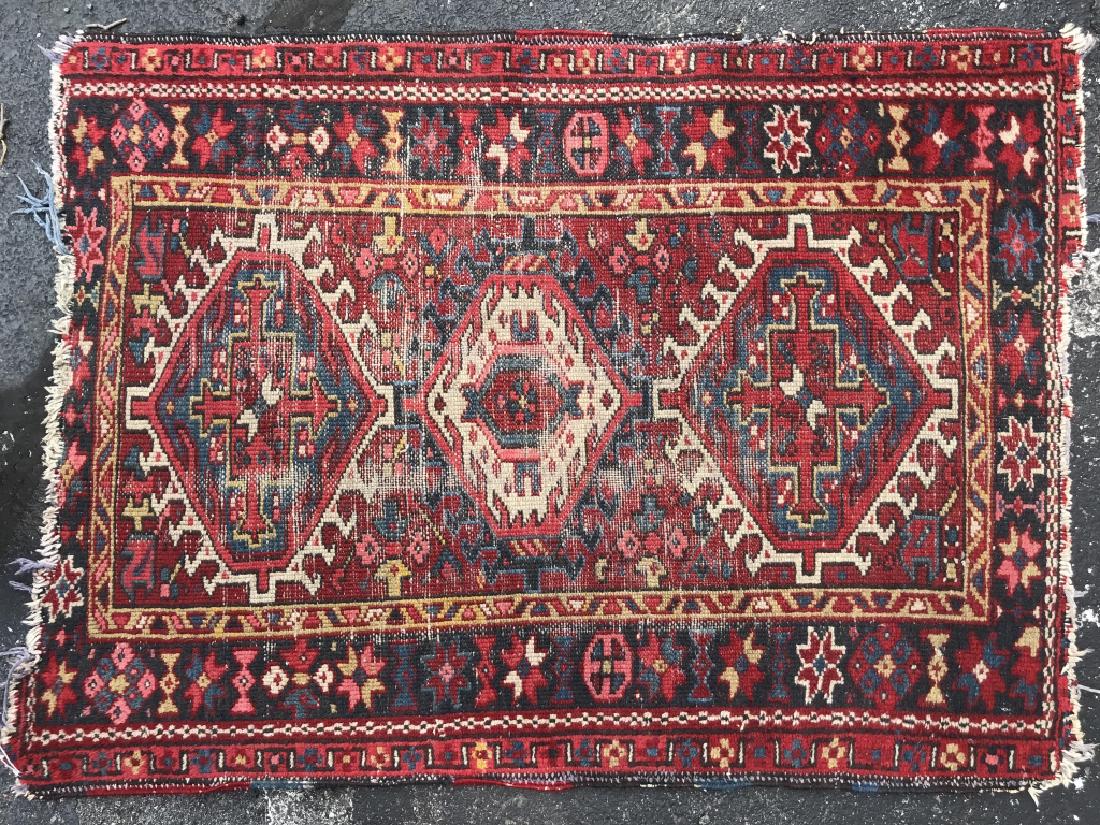 Vintage Handmade Poss Antique Wool Rug (1 of 10)