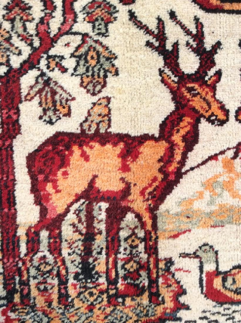 Lot 2 Handmade Reindeer And Duck Wool Rugs (1 of 8)