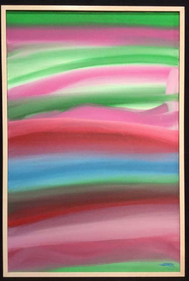 1980's Signed Contemporary Abstract Painting (1 of 11)