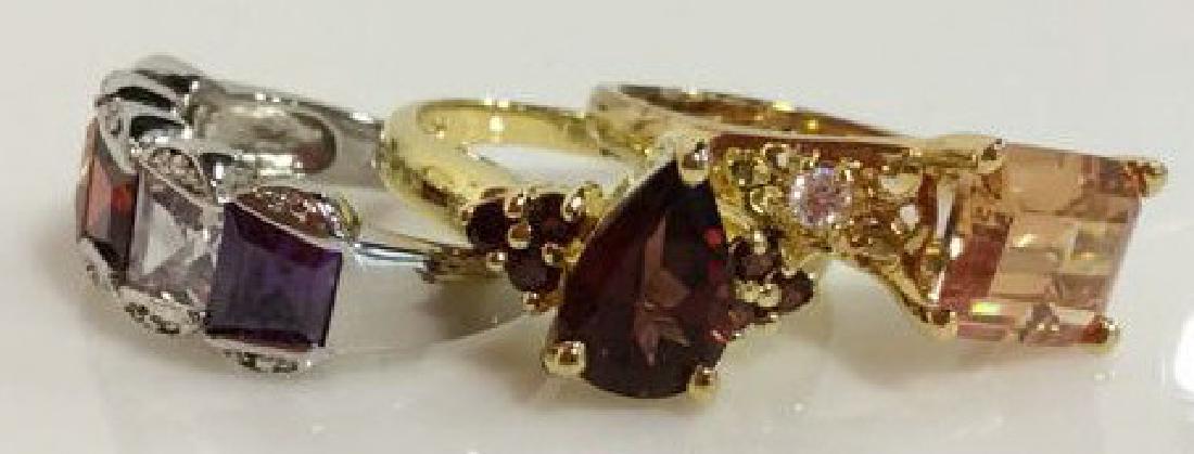 Lot 3 Sterling Silver Rings Jewelry (1 of 10)