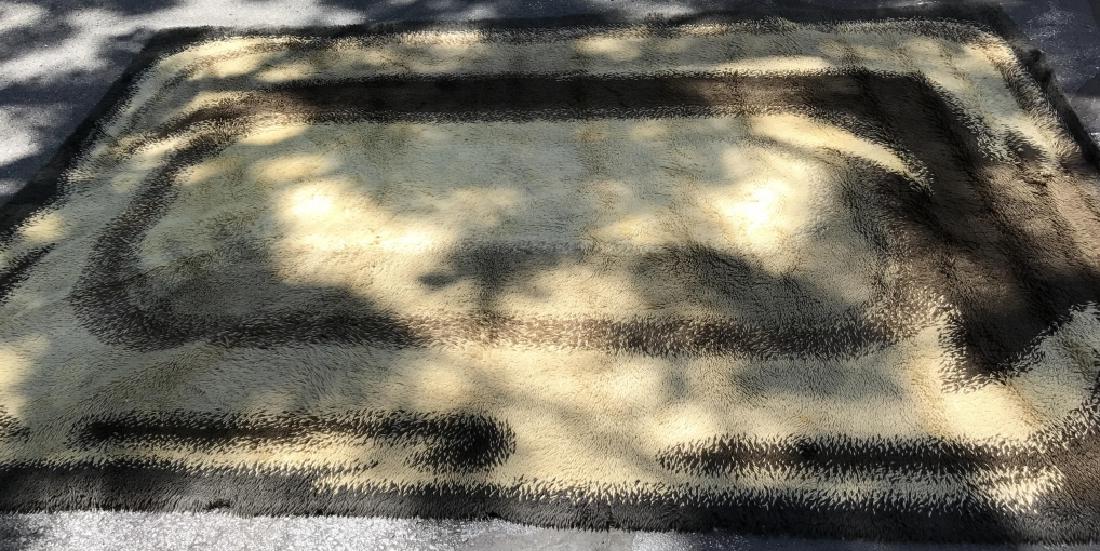 EGE Gold Tan Brown Mid Century Modern Wool Carpet (1 of 8)