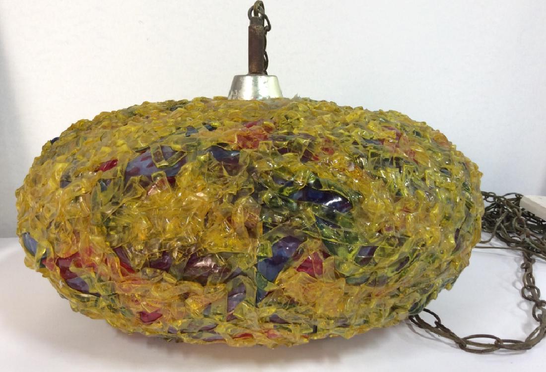 Mid Century Plastic Spaghetti Hanging Light (1 of 9)